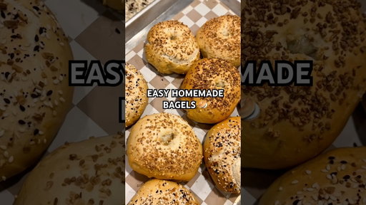 Easy Homemade Bagel Recipe | Bagel Recipe | How to Make Bagels #bagels #easyrecipe #breakfastrecipe