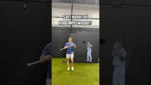 Can I Hit a Homerun off a 100 MPH Sweeper?