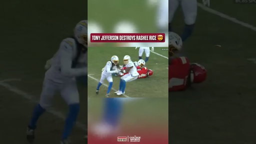 What a hit by Tony Jefferson!