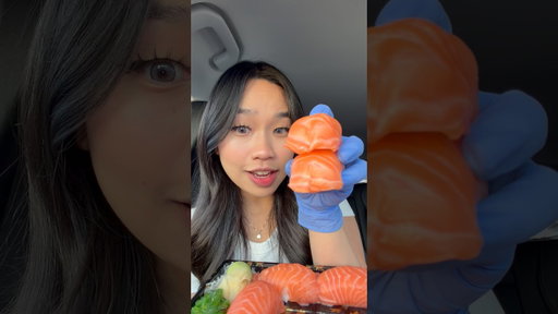 FOUND THE VIRAL GIANT SUSHI IN OC 👀😵 #shorts