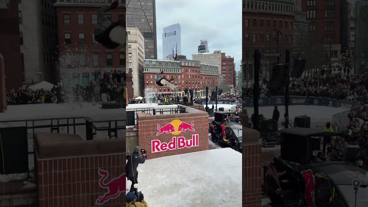 Snowboarding Through The City