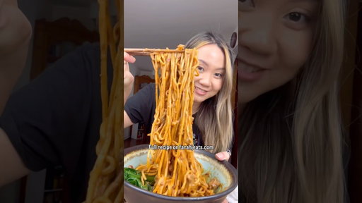 Easy noodle recipe! Dan dan noodles— so good!