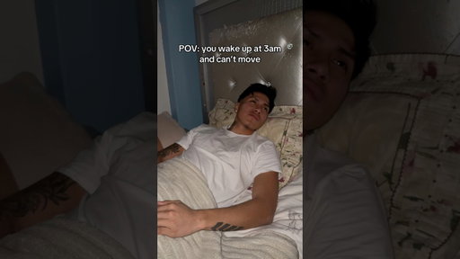 Sleep paralysis be the worst feeling 🥲 #viral #relatable #funny #sleep #sleepparalysis
