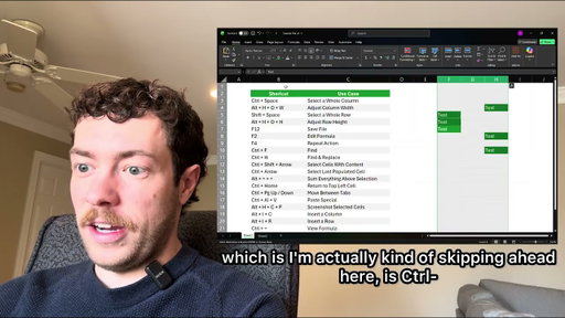Excel 101: Shortcut Tutorial