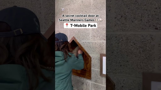 Secret Cocktaik Door at Seattle Mariners Games 📍 T-Mobile Park #mariners #pnw #seattle #baseball