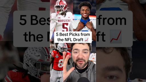 The 5 Best Individual Picks from this year’s NFL Draft 📈 #nfl #football #nfldraft