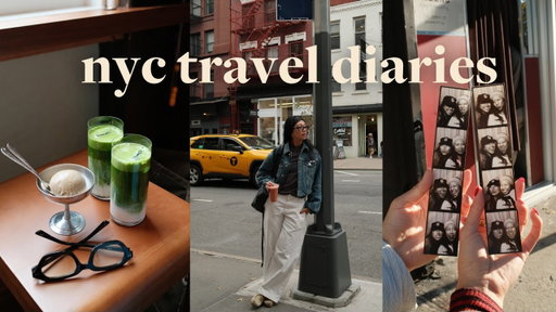 NEW YORK CITY IN THE FALL: girls trip, vintage shopping, and so much matcha 🍵🍕🚕