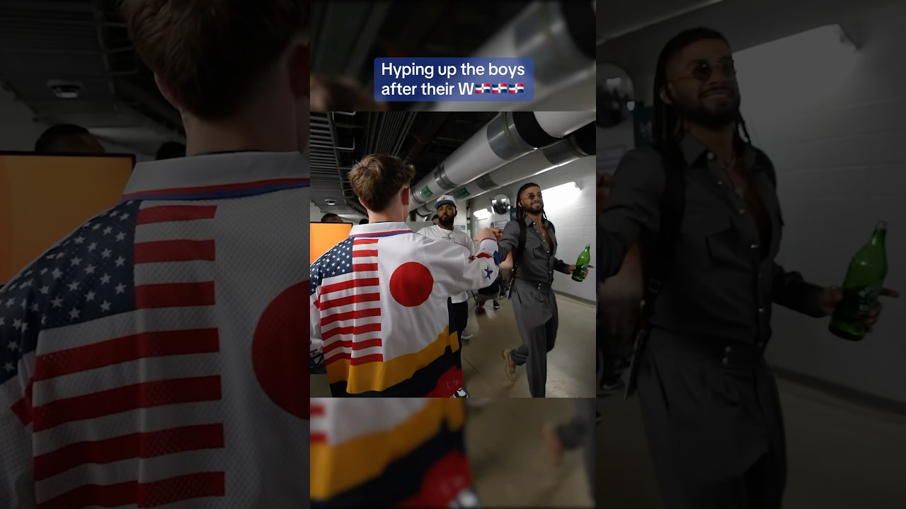 Hyping up Team Dominican Republic after their win…🔥🇩🇴 #shorts