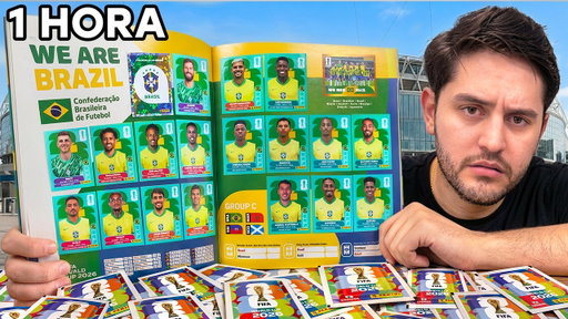 Completei o Álbum da Copa 2026 em 1 HORA! *recorde mundial*