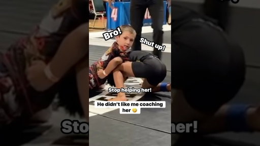 He didn’t like me coaching her 🤣
