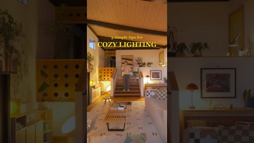 3 simple tips to level up your home's lighting #interiordesign #lighting