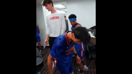 Florida Men's Basketball | Go Inside the Locker Room After Road Win Over #10 Vanderbilt