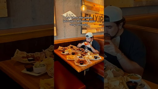 If this isn’t you a late night half price apps then what are you even doing?