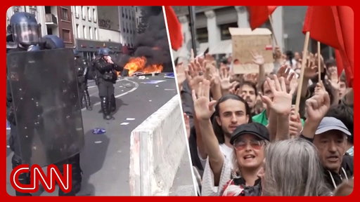Protests erupt in Spain & France over housing costs & school conditions