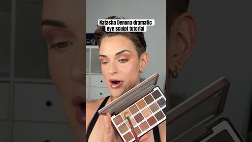 Warm fall eyeshadow tutorial with the new Natasha Denona palette #eyeshadowtutorial
