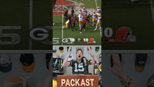 The Packers choke the game away vs. Browns #nfl