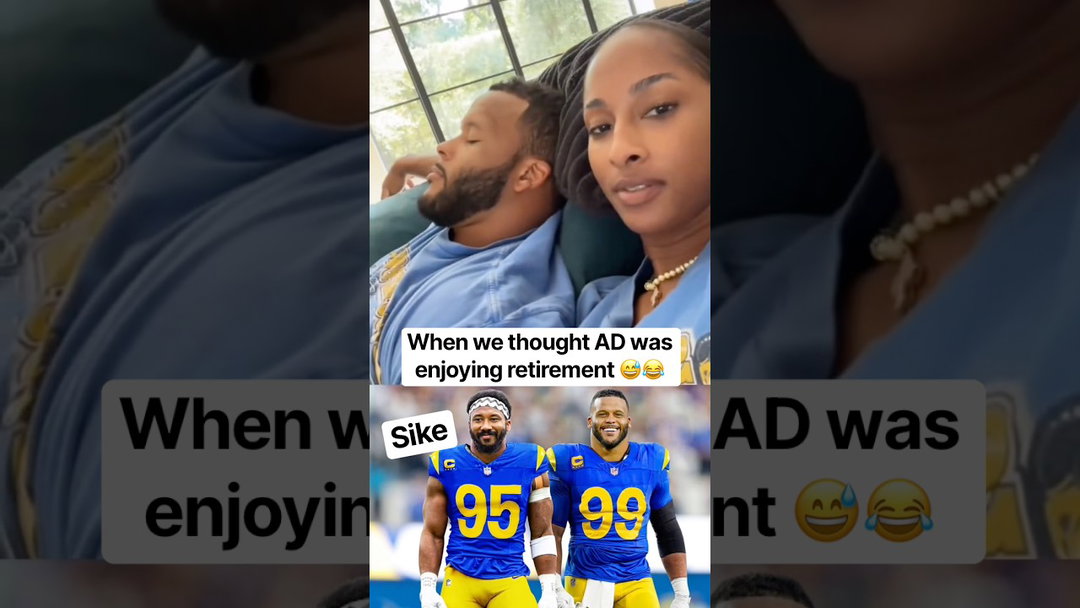 Aaron Donald is unretiring and re-joining the Rams 🚨