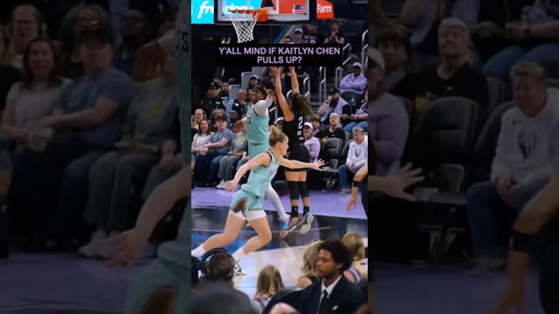 Kaitlyn Chen Makes It Look Easy 🙂‍↔️💦🔥 #wnba #goldenstatevalkyries #shorts #kaitlynchen