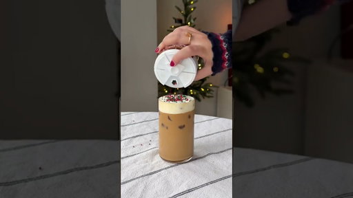 Iced sugar cookie latte ❤️🎄