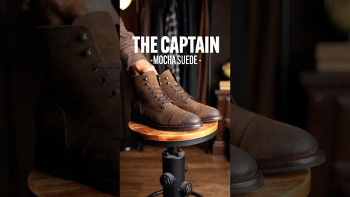 Our New Mocha Suede Captain Boot! #thursdayboots #mensboots