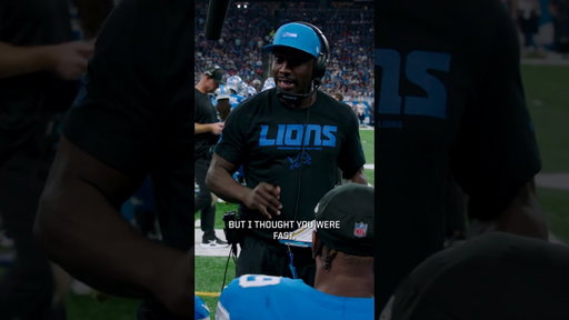 Scottie really told Jamo, "I thought you were fast" 🤣 | Detroit #Lions #shorts