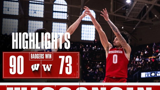Highlights at Washington || Wisconsin Basketball || Feb. 28, 2026
