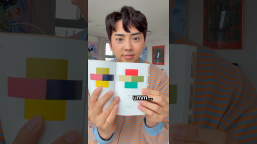 Japan uses a BOOK to choose outfit colors! 🇯🇵💚 #grwm #ootd #japan #japanesebook #colorcombination
