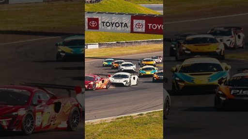 McLaren Trophy Race Start at Sonoma 😤