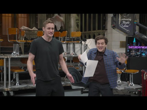 Alexander Skarsgård Fits Right in at SNL