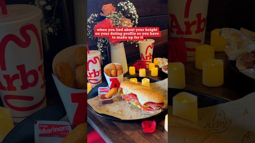 this would be so romantic at the arby’s on mcknight road