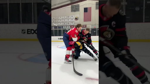 Training with the Tkachuk brothers 🏒