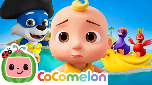 5 Little Ducks Adventure! 🦆🌊 | CoComelon Animal Time Kids Songs