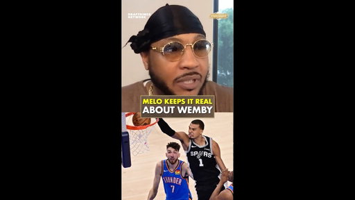 Melo ain't seen NOTHIN like Wemby... and he came into the league with Bron 👀