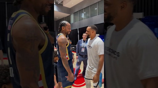 Kawhi & Norm reunite at All-Star Weekend 👋⭐️