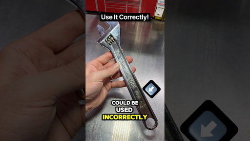 The RIGHT Way To Use An Adjustable Wrench! #mrsubaru1387 #tools