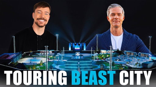 Touring BEAST CITY with MrBeast