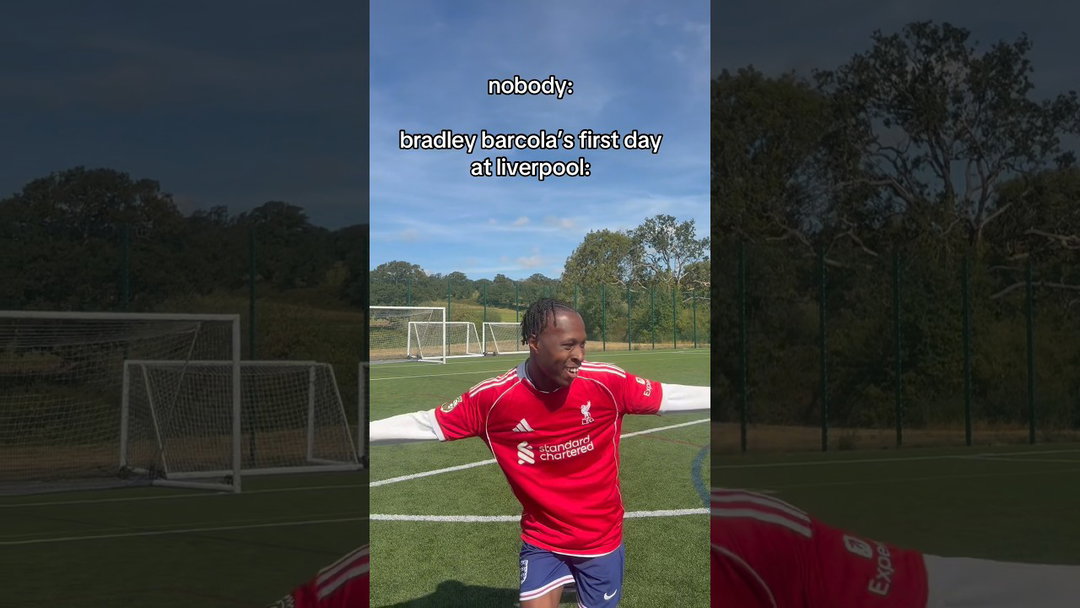 Bradley Barcola’s FIRST Day at LIVERPOOL