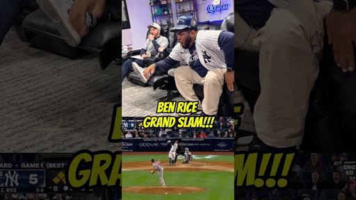 BEN  RICE HAVE A NIGHT GRAND slam 4-5 6 RBI 2 HR 1 DOUBLE. HOW DID THIS MAKE YOU FEEL?!