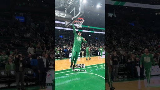 Spend Vooch’s first day with him 🤩 #bostonceltics #nba #shorts