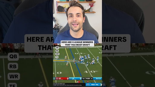 4 league winners you gotta draft this year 🏆 #fantasyfootball