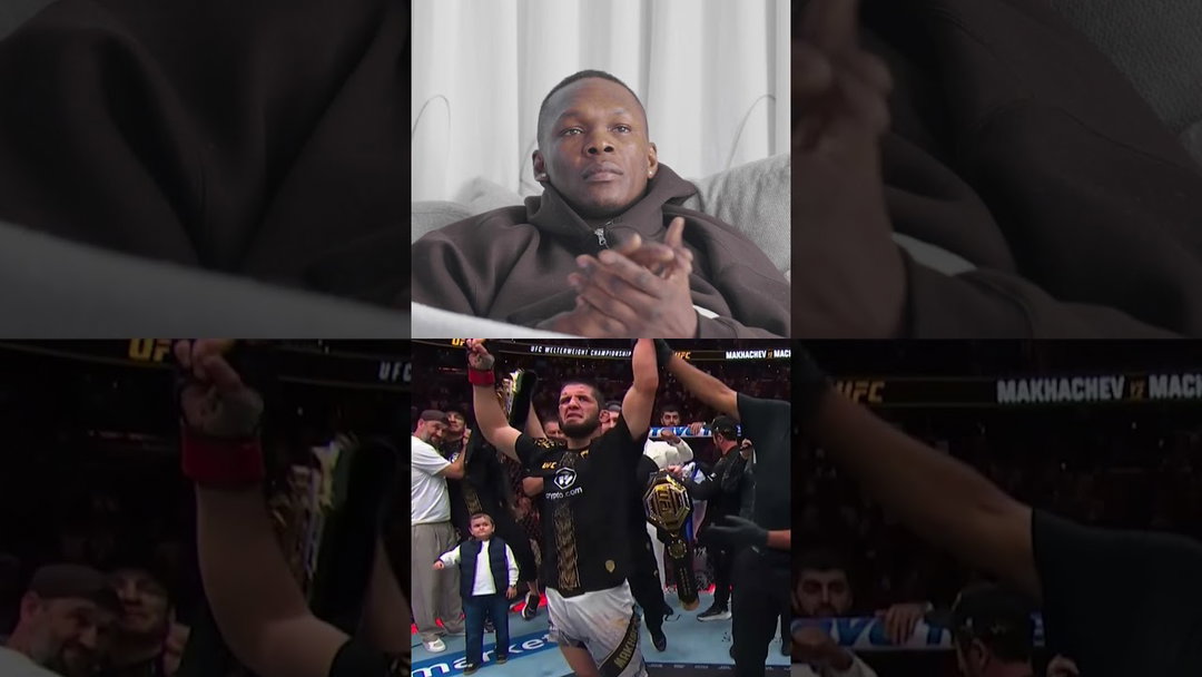 Israel Adesanya reacts to Islam's win over Ian Garry 👏