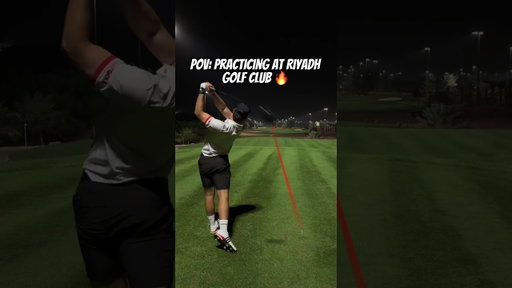 Getting comfortable at Riyadh Golf Club #golfswing #golfer