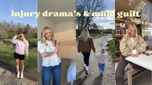 marathon injuries, net a porter haul & you're basically my therapist | vlog