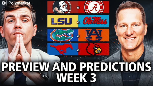 College Football Week 3 PREDICTIONS with Danny Kanell | LSU vs. Ole Miss, Florida vs. Auburn