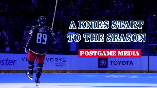 Matthew Knies Sets A CBJ Debut Record and The Jackets Win 6-3 Over Buffalo!