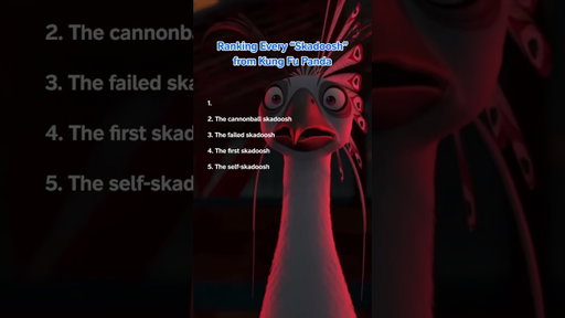 Skadooshes, ranked | Kung Fu Panda #KungFuPanda #JackBlack #animated #shorts