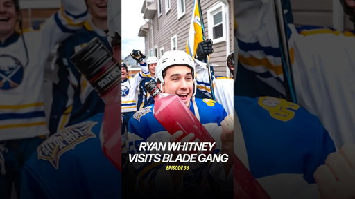 The Spittin Chiclets guys pulled up to the Blade Gang House before game 5 with some Pink Whitney 😂