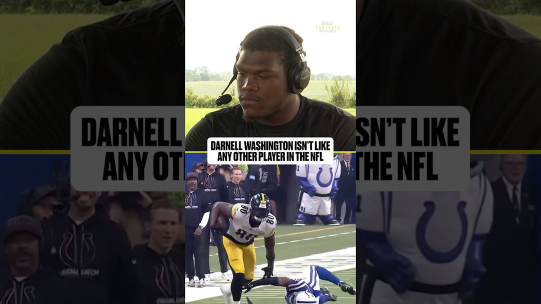 Broderick Jones agrees that Darnell is an NFL tackle who can run routes 🔥😳 #nfl #steelers
