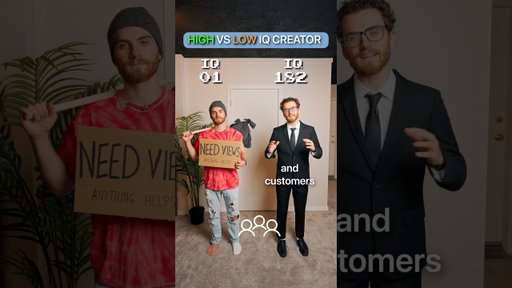 Low IQ vs High IQ Creator