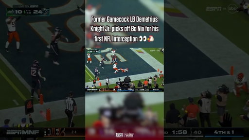 DEMETRIUS KNIGHT JR. HAS HIS FIRST CAREER NFL INTERCEPTION 😤🐔